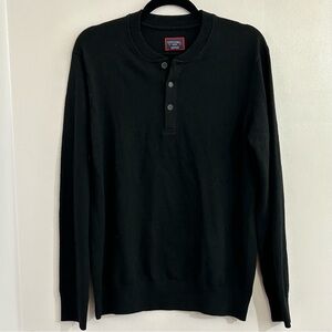 Untuckit Travis‎ Merino Wool Sweater Pullover Henley Men’s Small
